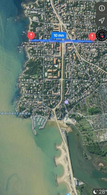F2/4 Pers Plage-Commerces A Pieds-Parking Prive Saint Aygulf Extérieur photo